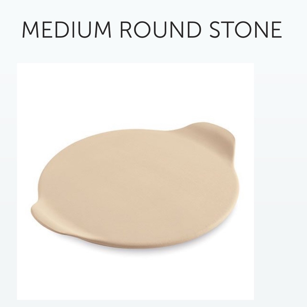 Pampered chef medium pizza stone used once lk new